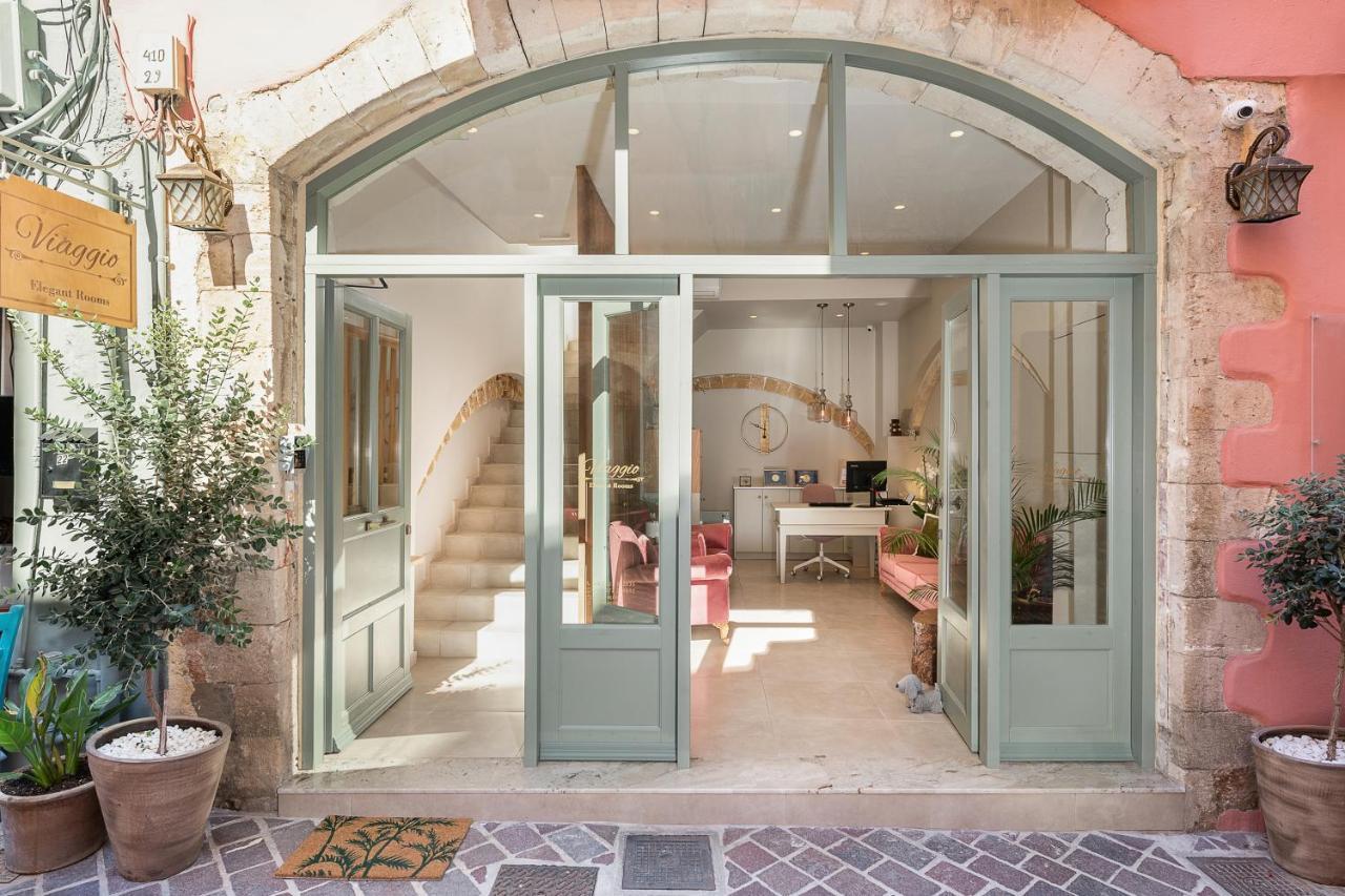 Viaggio Elegant Rooms Hriszí Aktí Haniá Kültér fotó