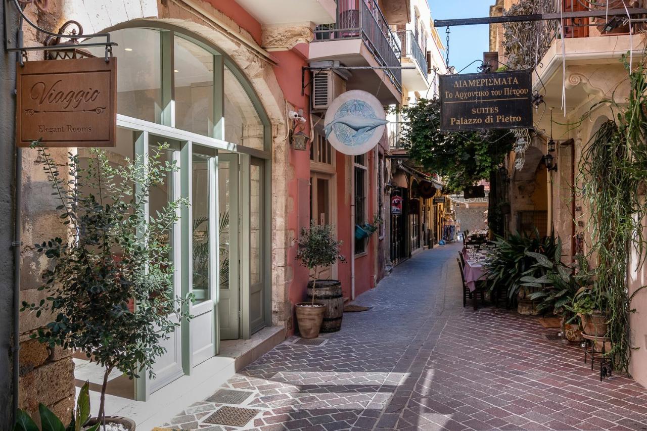 Viaggio Elegant Rooms Hriszí Aktí Haniá Kültér fotó