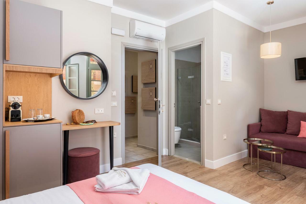 Viaggio Elegant Rooms Hriszí Aktí Haniá Kültér fotó
