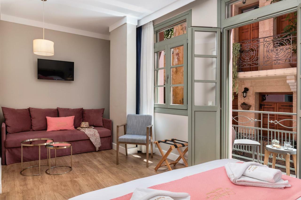 Viaggio Elegant Rooms Hriszí Aktí Haniá Kültér fotó